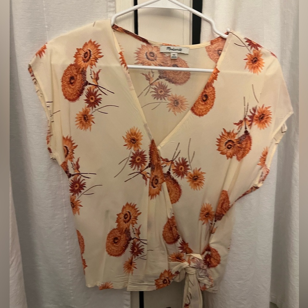 Madewell wrap top
